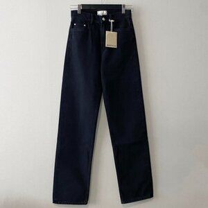 Wandler Comfort Poppy Black Straight Leg Black Denim Jeans